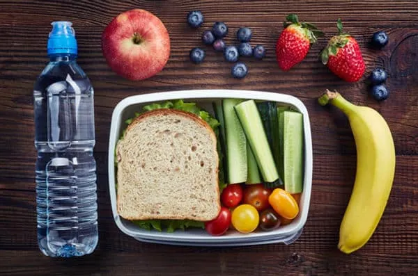 fruits and veggies for lunch athletes
